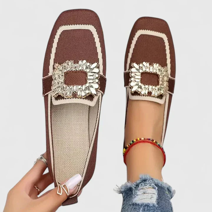 Women's Orthopedic Loafers in brown