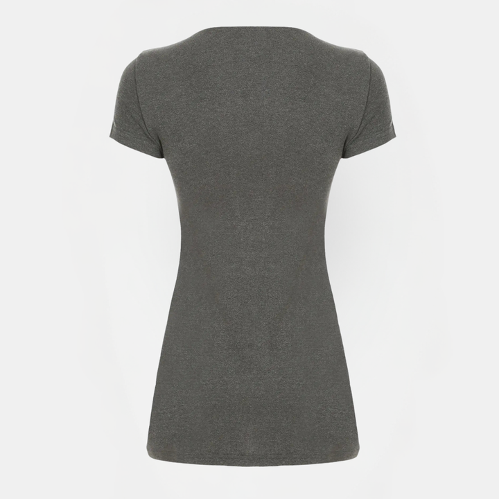 Women's Button Front Deep V-Neck Short Sleeve A Line Dress