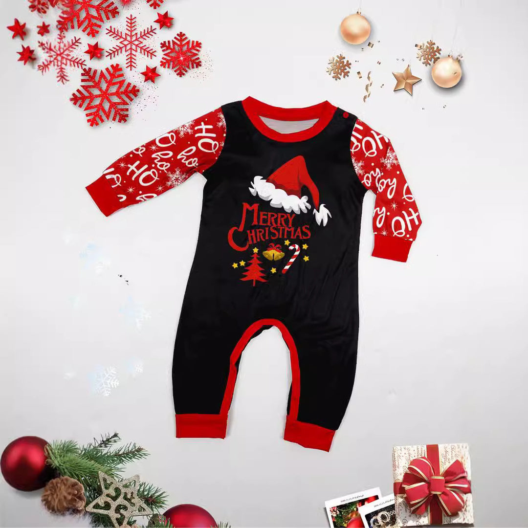 Family Matching Christmas PJs detail