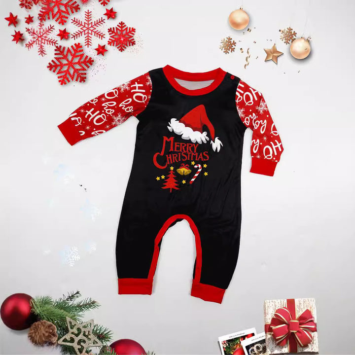 Family Matching Christmas PJs detail