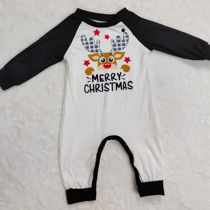 Family Matching Christmas PJs detail