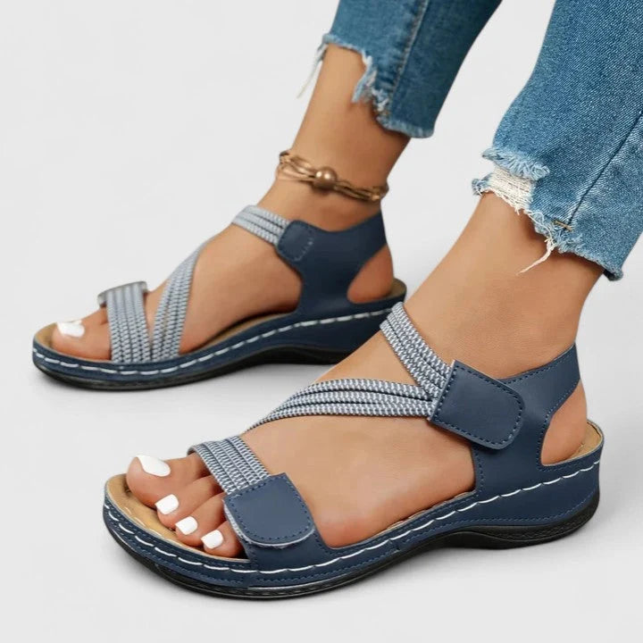 Women's Orthopedic Sandals in blue
