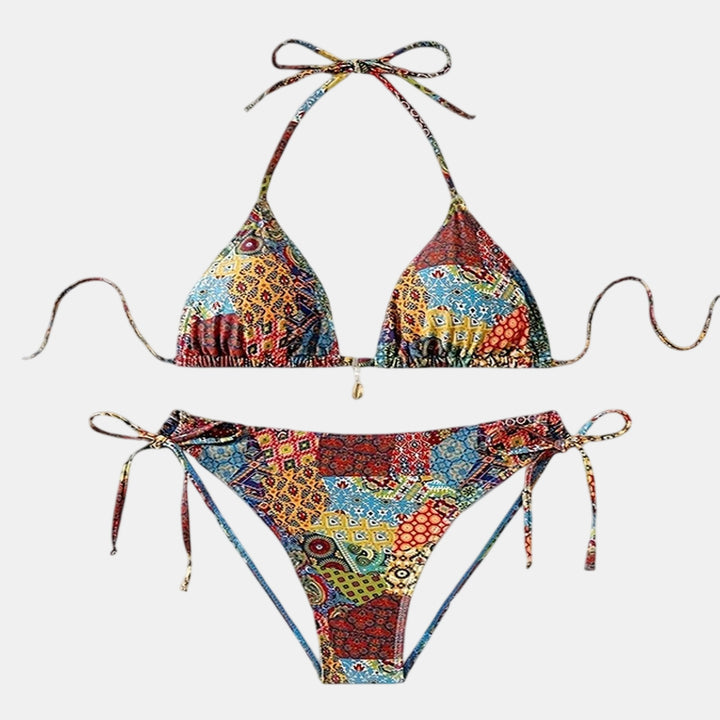 Women's String Bikini in multicolour