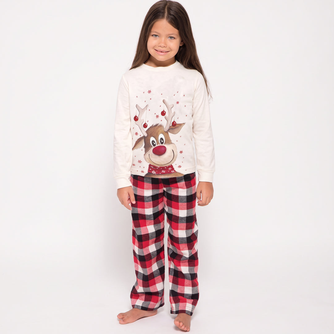 Family Matching Christmas PJs detail