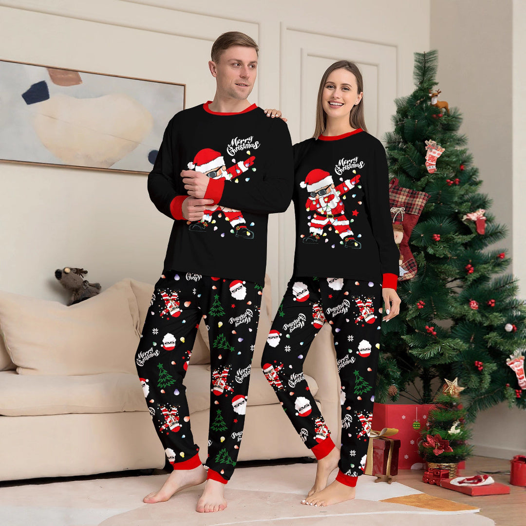 Family Matching Christmas PJs detail