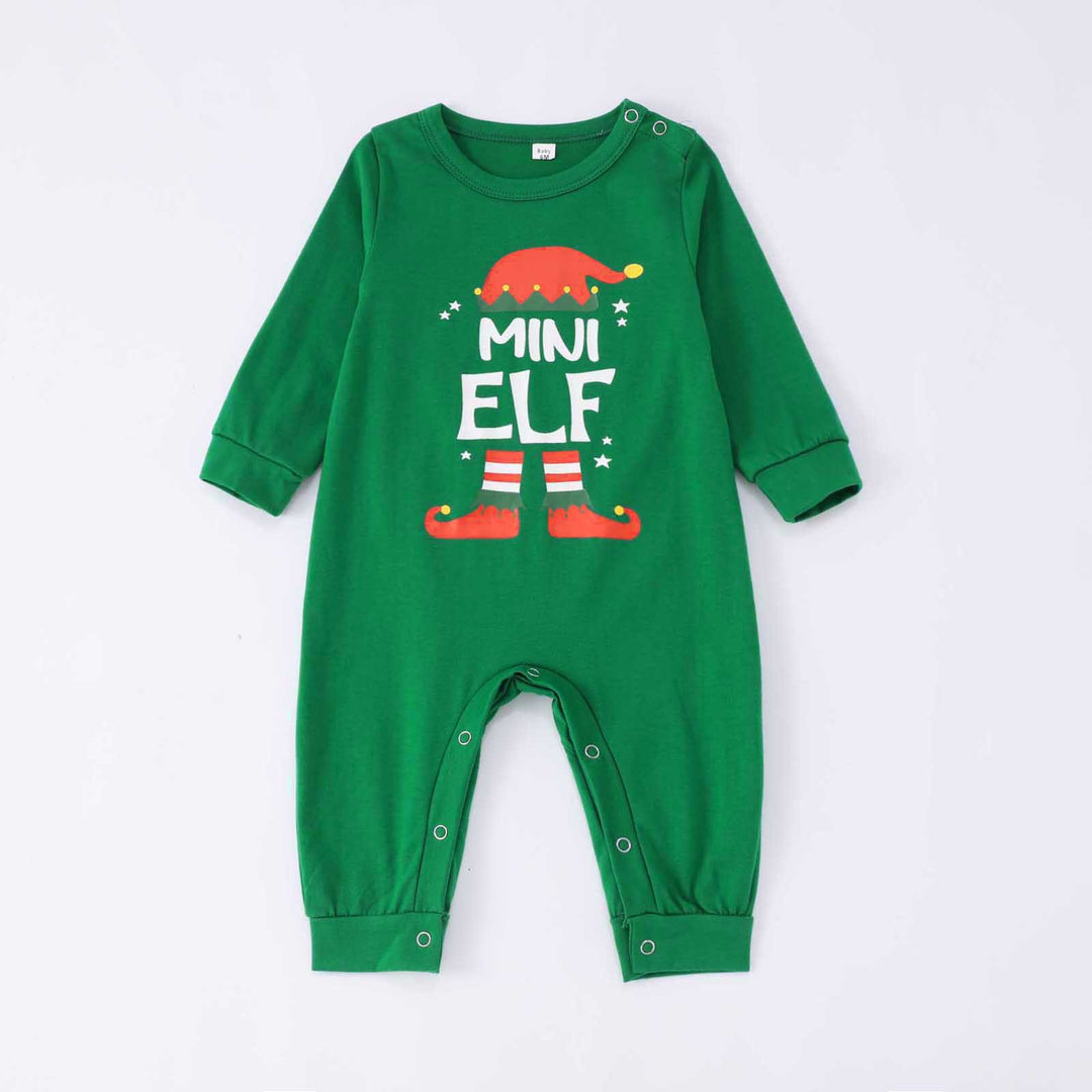 Family Matching Christmas PJs detail