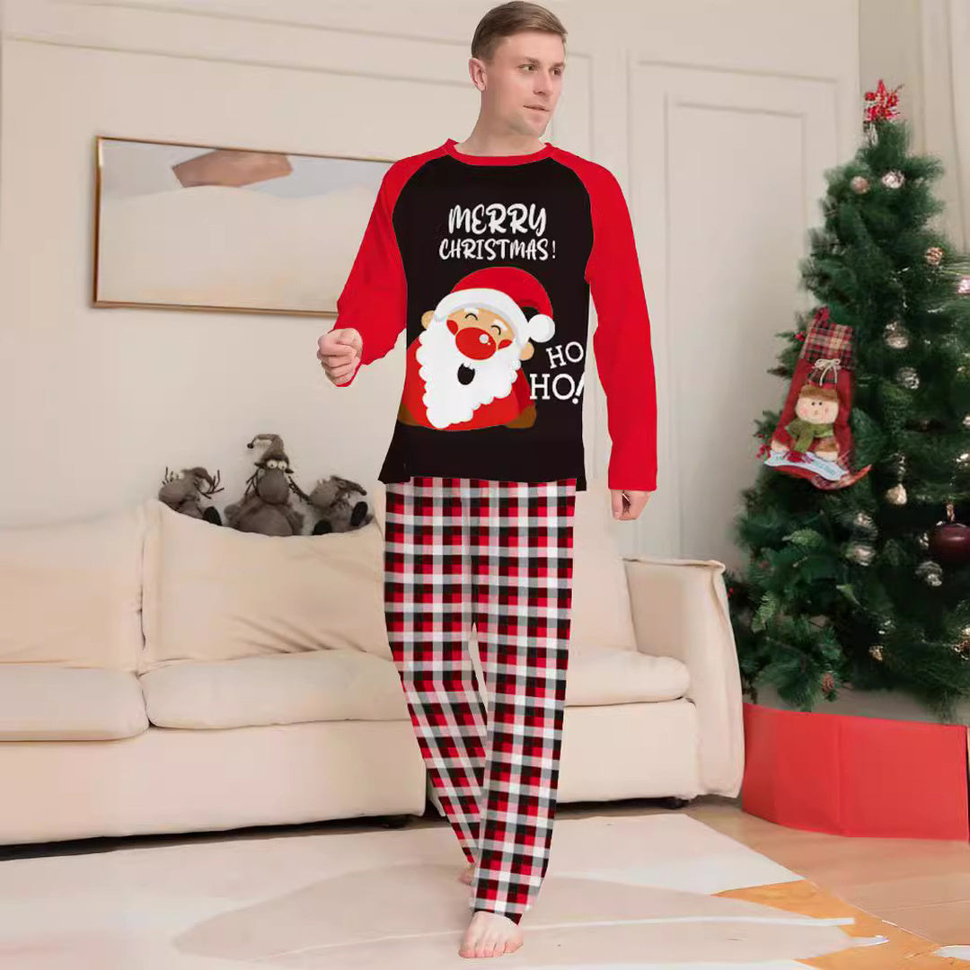 Family Matching Christmas PJs detail