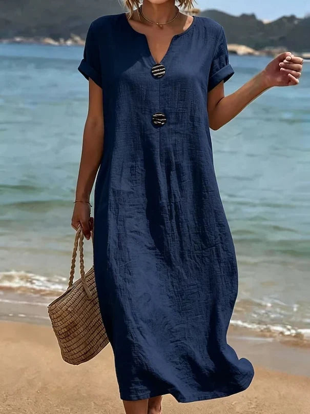 Women's Summer Maxi Dress in navy
