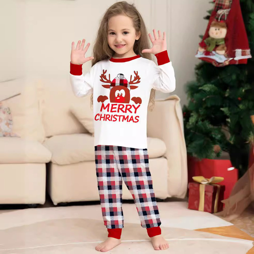 Family Matching Christmas PJs detail