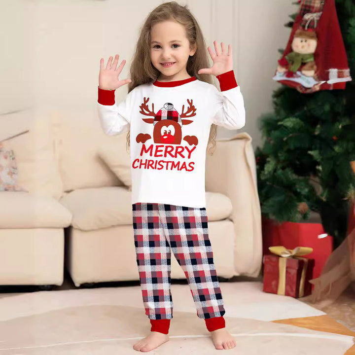 Family Matching Christmas PJs detail