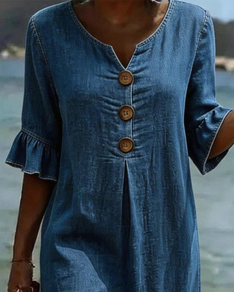 Women's Summer Midi Dress detail