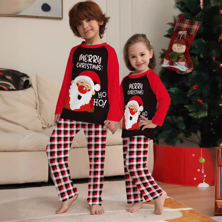 Family Matching Christmas PJs detail
