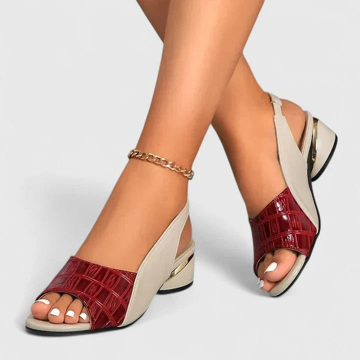 Women's Orthopedic Sandals in red