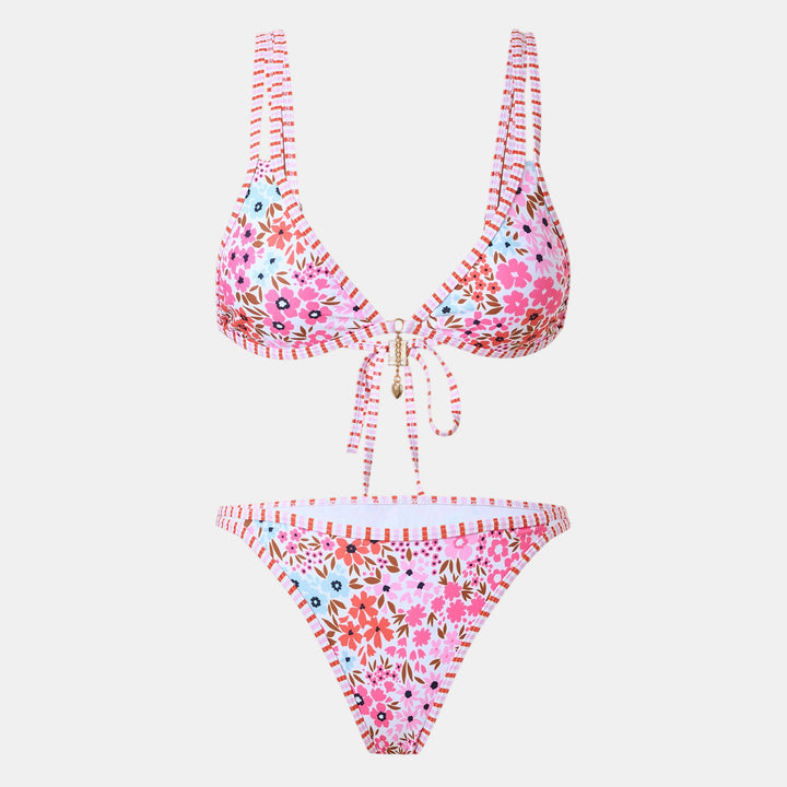Women's Floral Bikini in pink floral