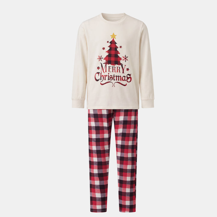 Family Matching Christmas PJs detail