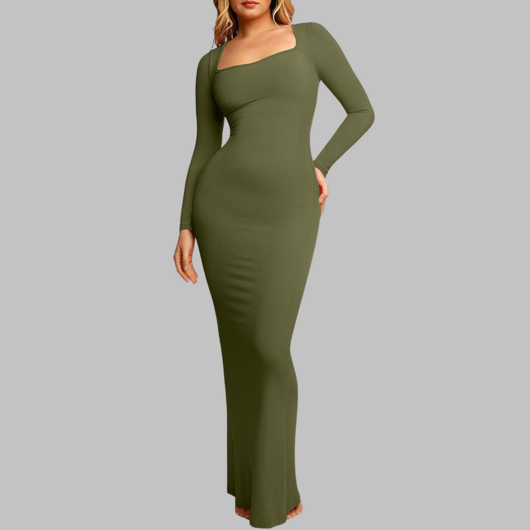 built in shapewear midi dress S3 Apparel Women's Draped Mesh Sculpting Midi Dress with Built-In Shapewear - Blue Riveria Floral