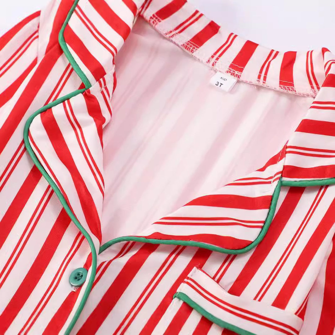 Family Matching Christmas PJs detail