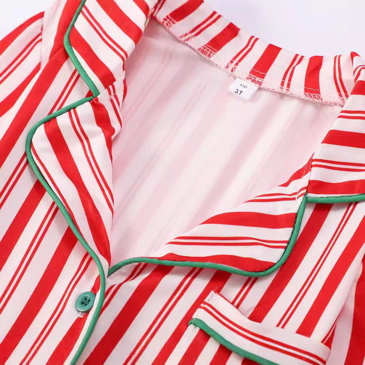 Family Matching Christmas PJs detail