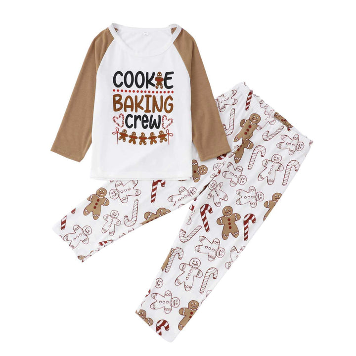 Family Matching Christmas PJs detail
