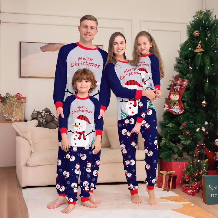 Family Matching Christmas PJs in multicolour