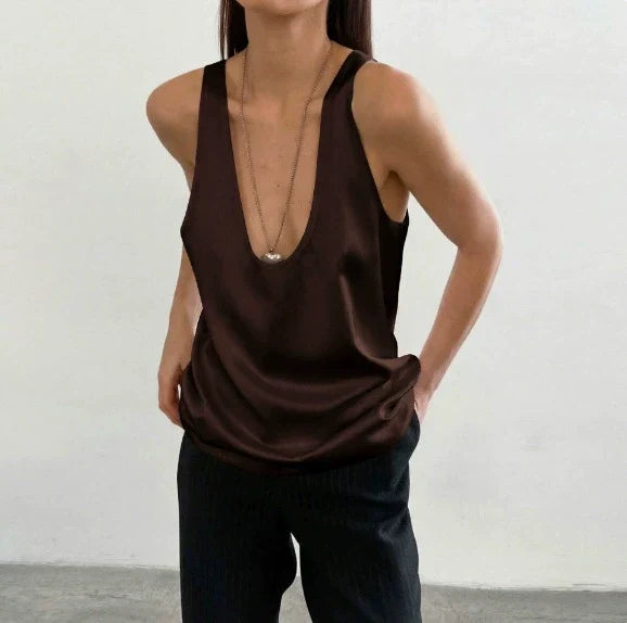 Women's Tank Top in brown