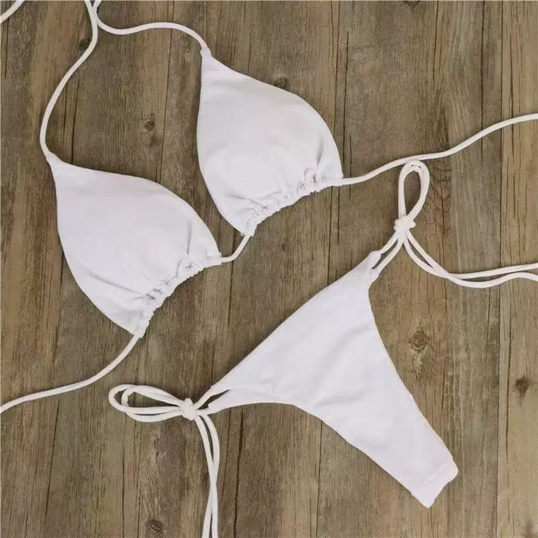 Women's String Bikini in white