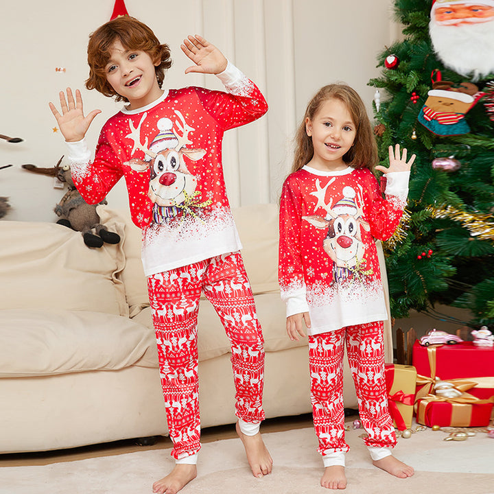 Family Matching Christmas PJs detail
