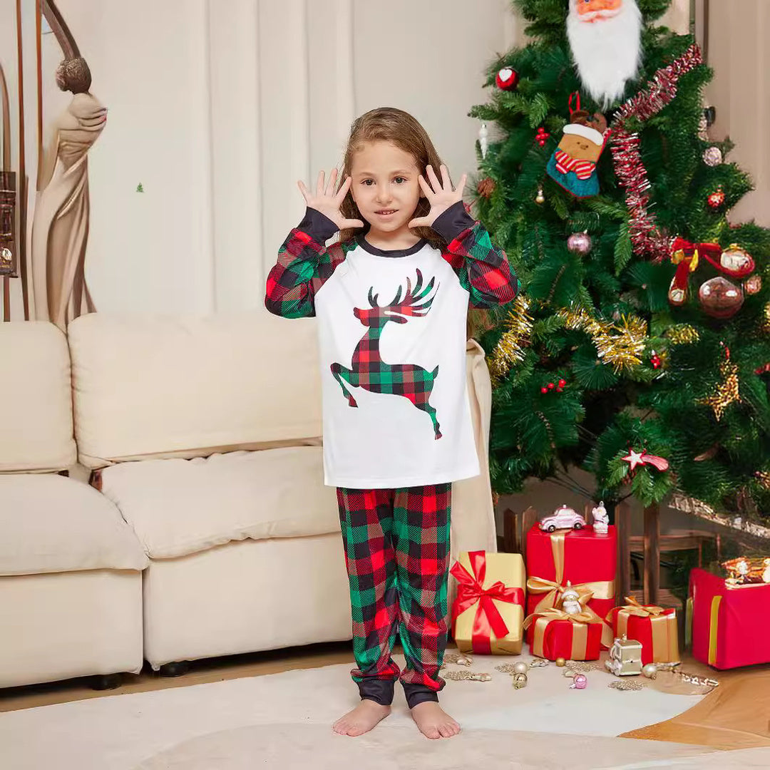 Family Matching Christmas PJs detail
