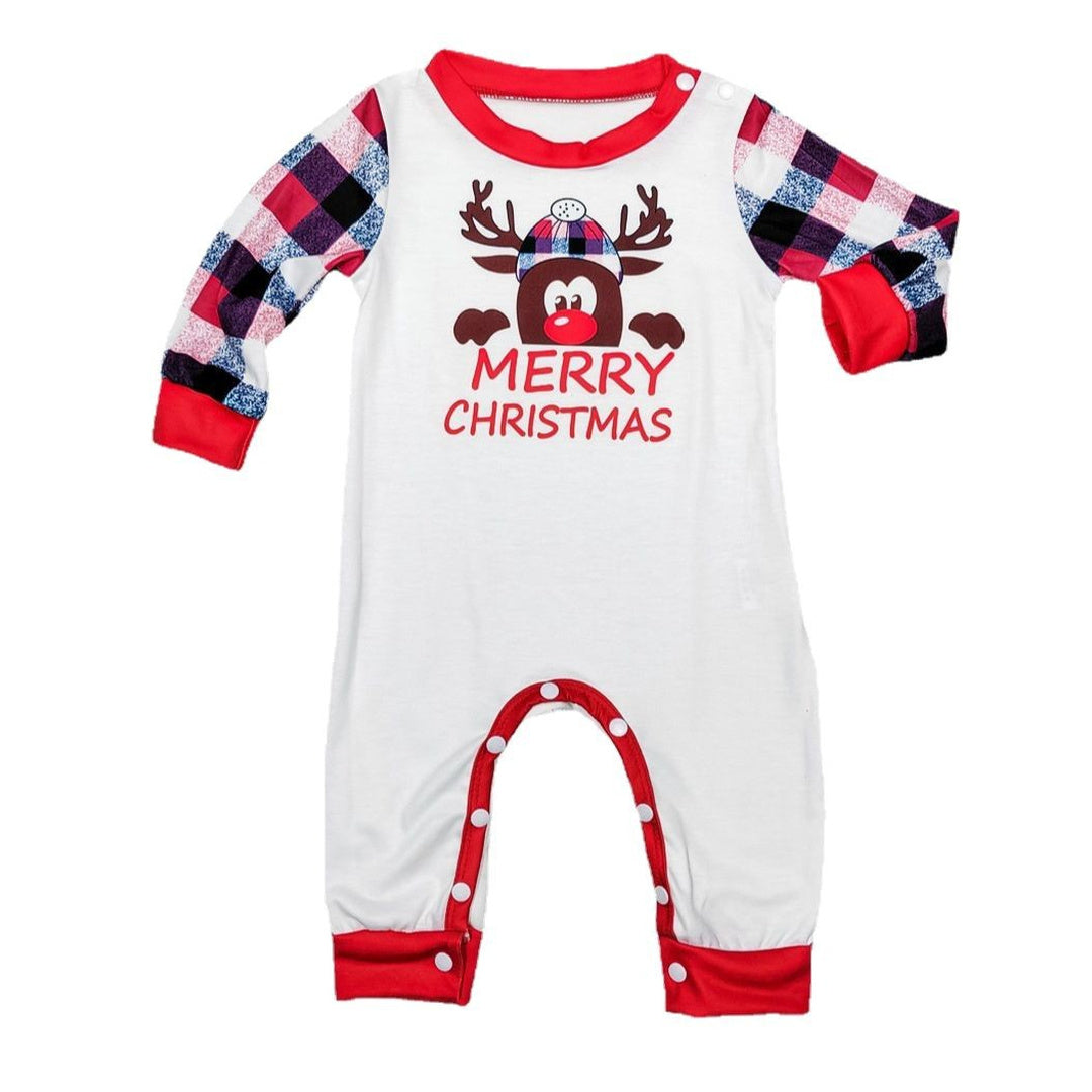 Family Matching Christmas PJs detail