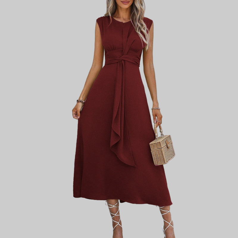 REESE™ - Elegant Sleeveless Round Neck Maxi Dress