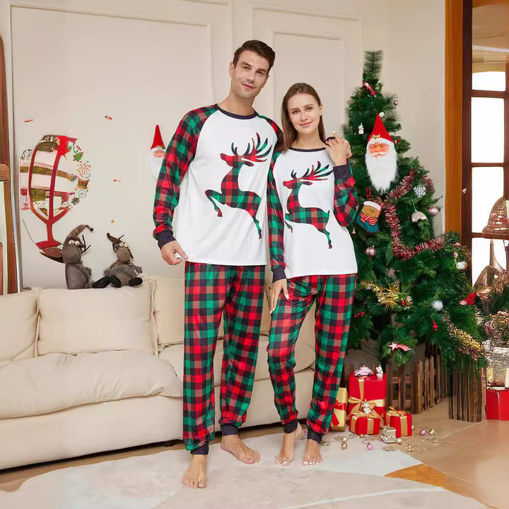 Family Matching Christmas PJs detail