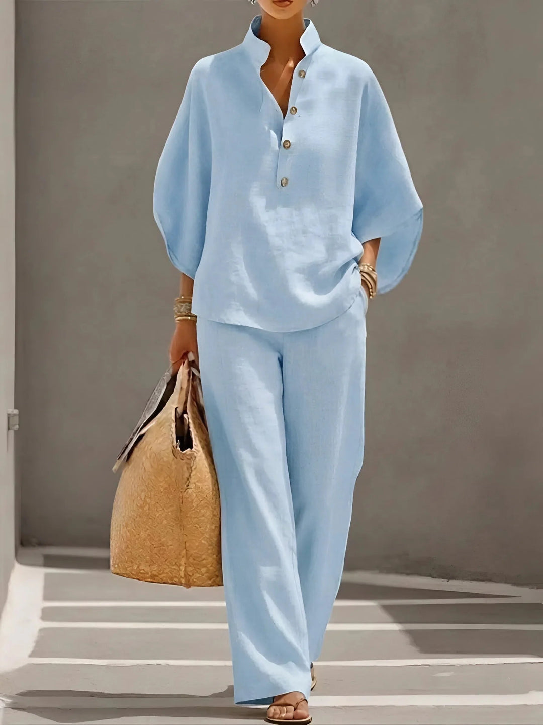Women's Matching Set in light blue