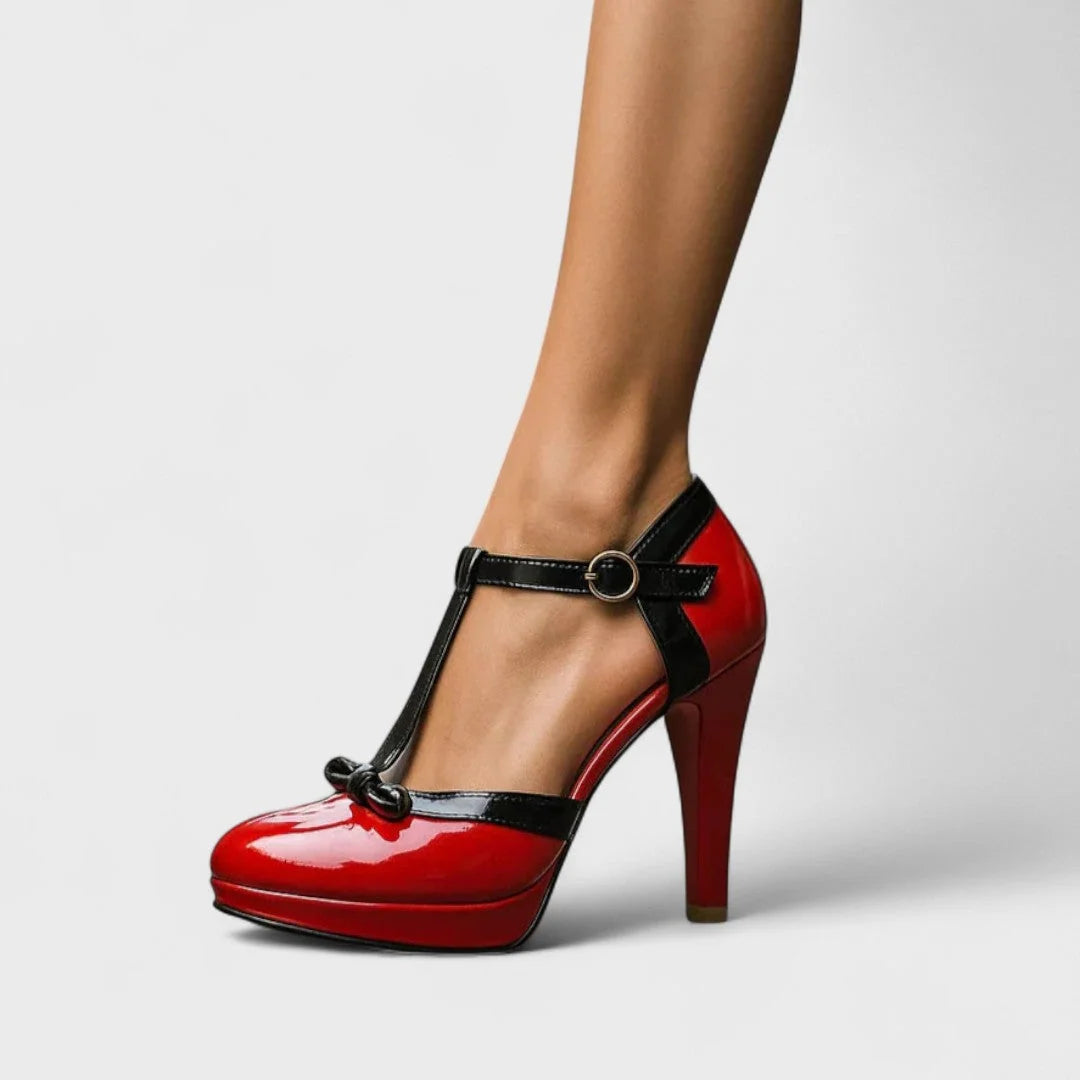 Women's Orthopedic Heels in red