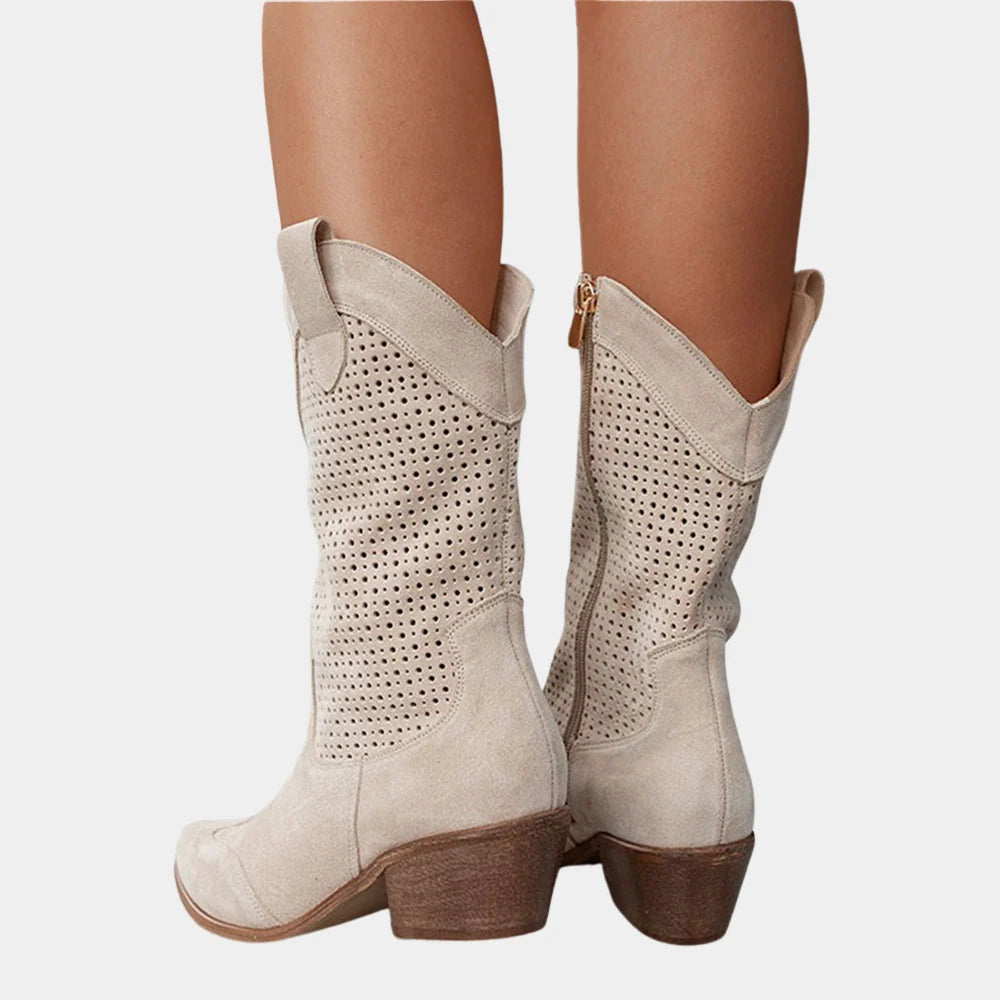 Women's Cowboy Boots in white