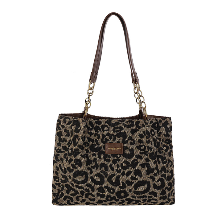 Women's Tote Bag in leopard
