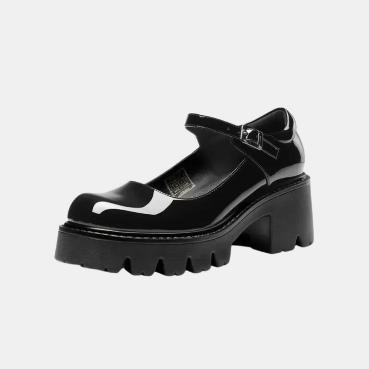 Women's Chunky Block Heel Mary Jane Platform Pumps
