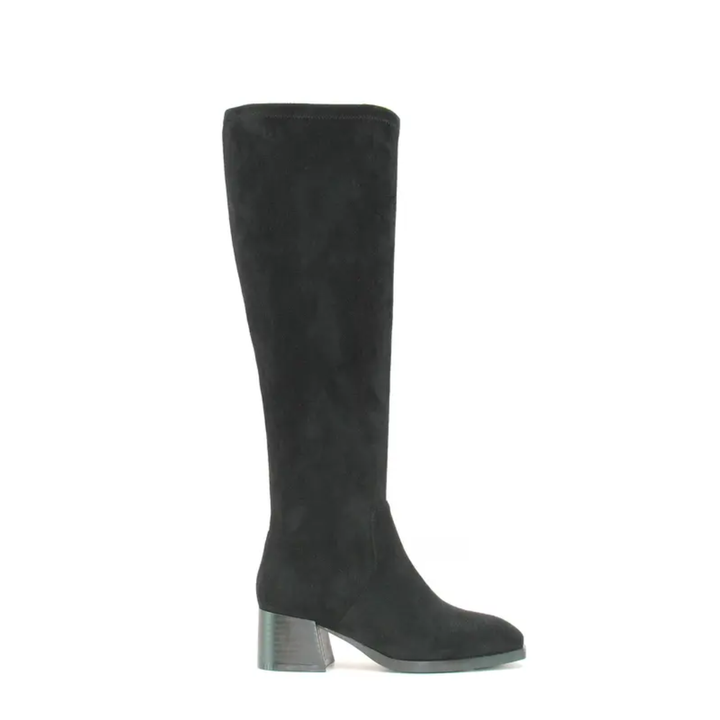 Black Faux Suede