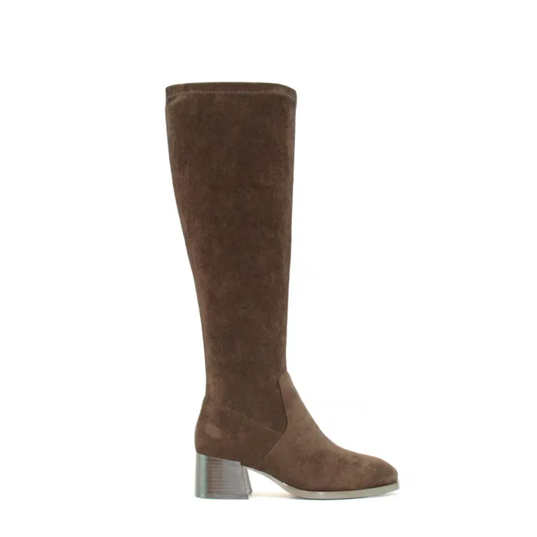 Brown Faux Suede