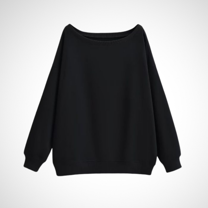 DIVECA™ - Casual Scoop Neck Long Sleeve Sweater
