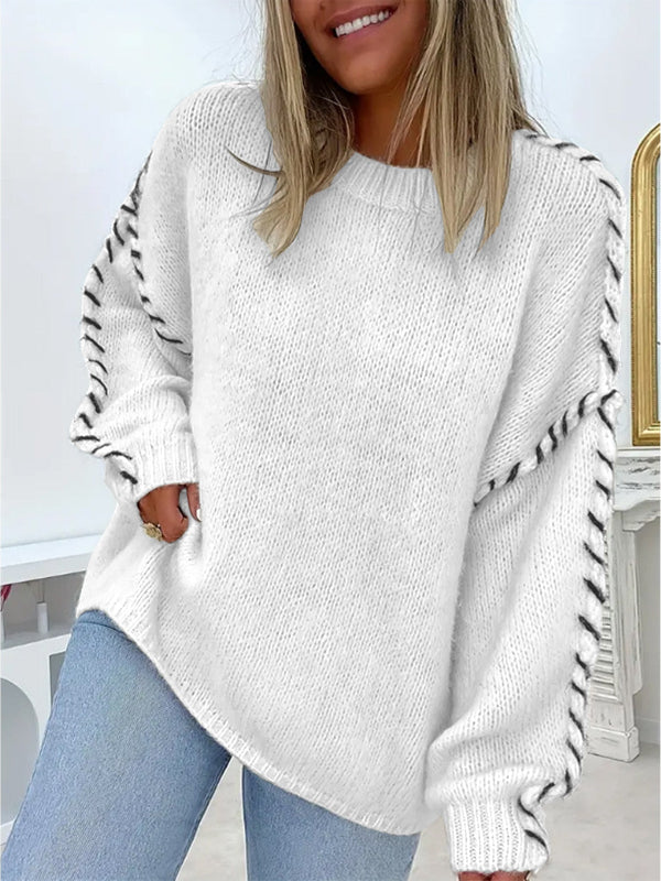 SERAH™ - Casual Round Neck Long Sleeve Sweater