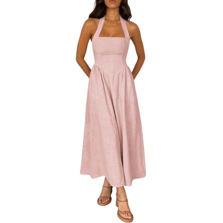 ELEONOR™ - Elegant Puff Sleeve Midi Dress