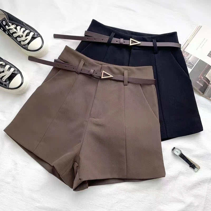 RACHELLE™ – Sleek High-Waist Shorts