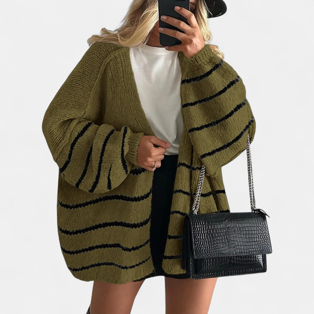 Striped Army Green