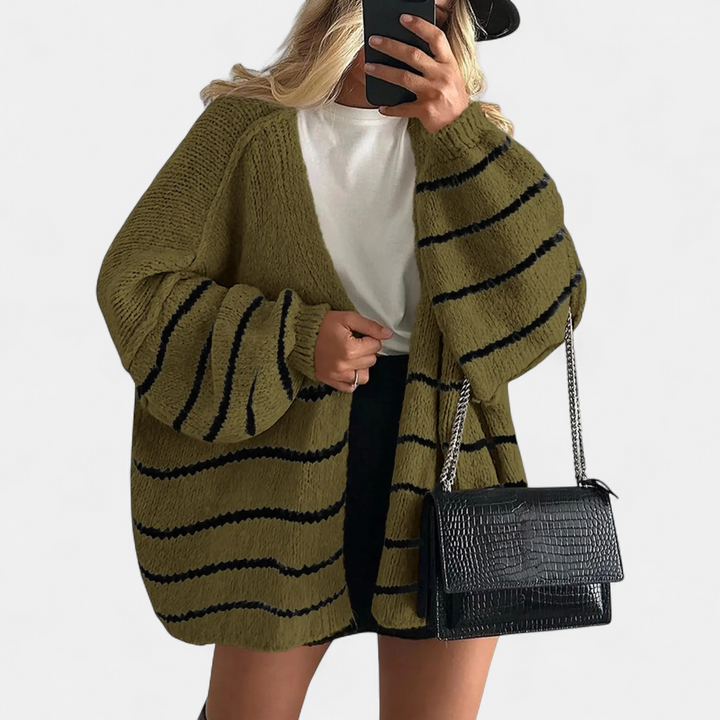 Striped Army Green