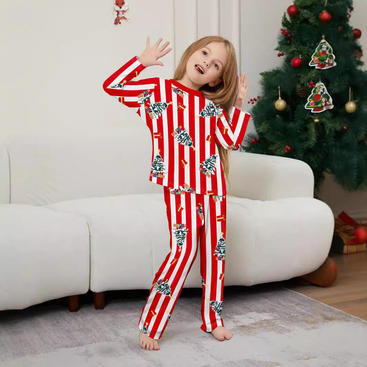 Family Matching Christmas PJs detail
