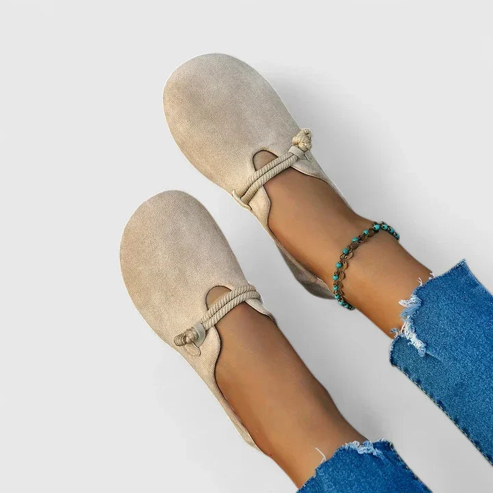 Women's Orthopedic Loafers in beige