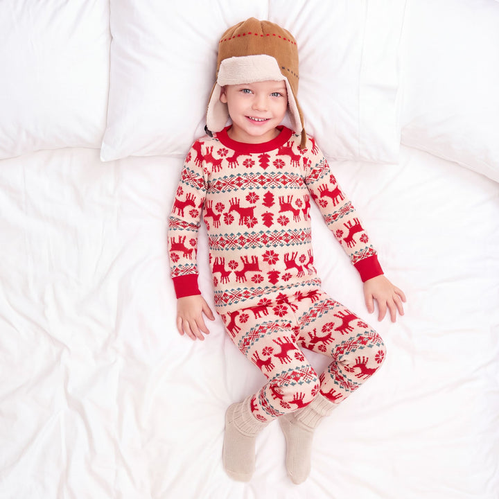 Family Matching Christmas PJs detail