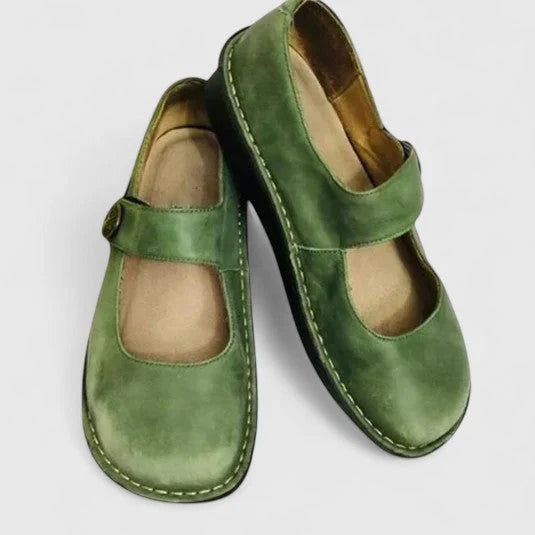 Women's Orthopedic Flats in green
