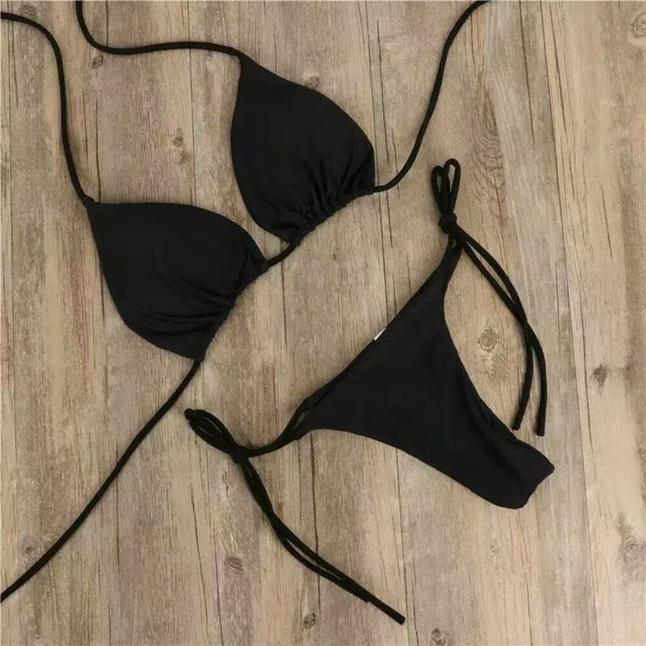 Women's String Bikini in black