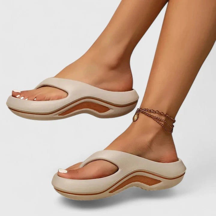 Women's Orthopedic Sandals in beige